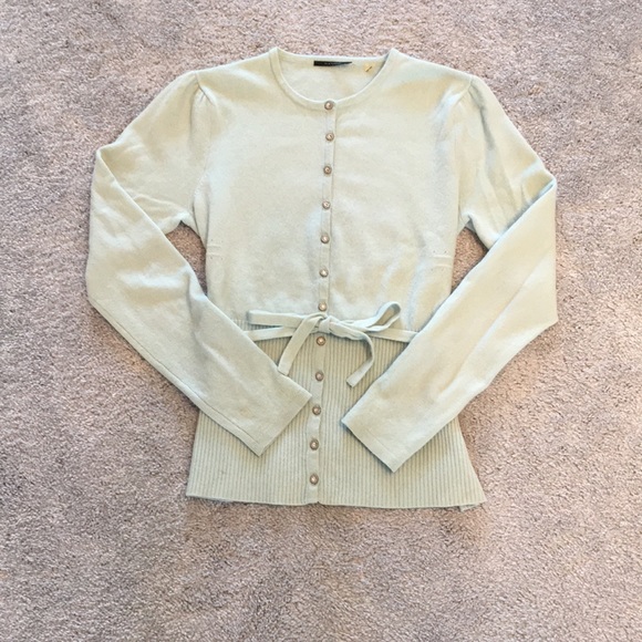 Elie Tahari Sweaters - Elie Tahari Belted Cashmere Cardigan